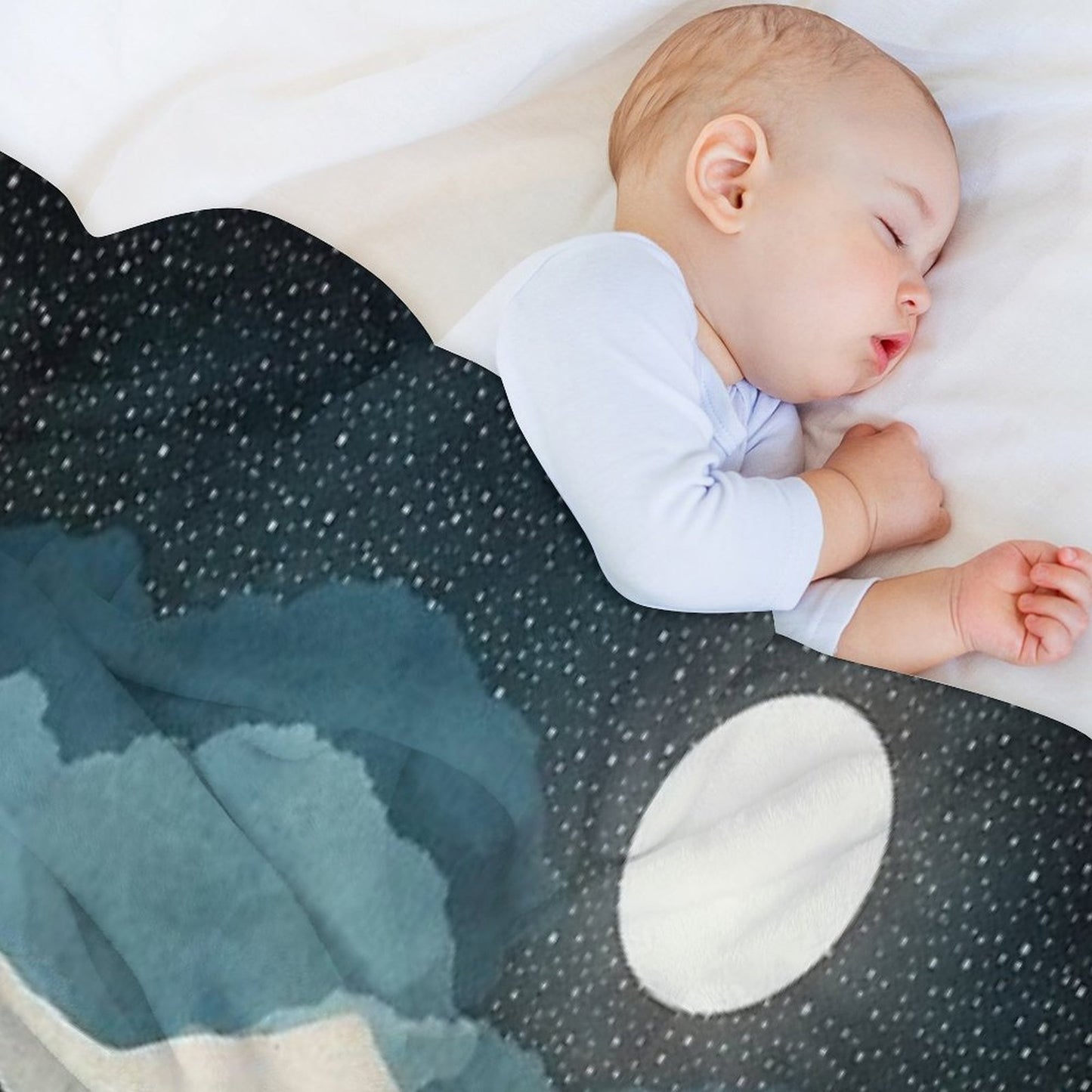 Indigo Night Durable Throw Blanket