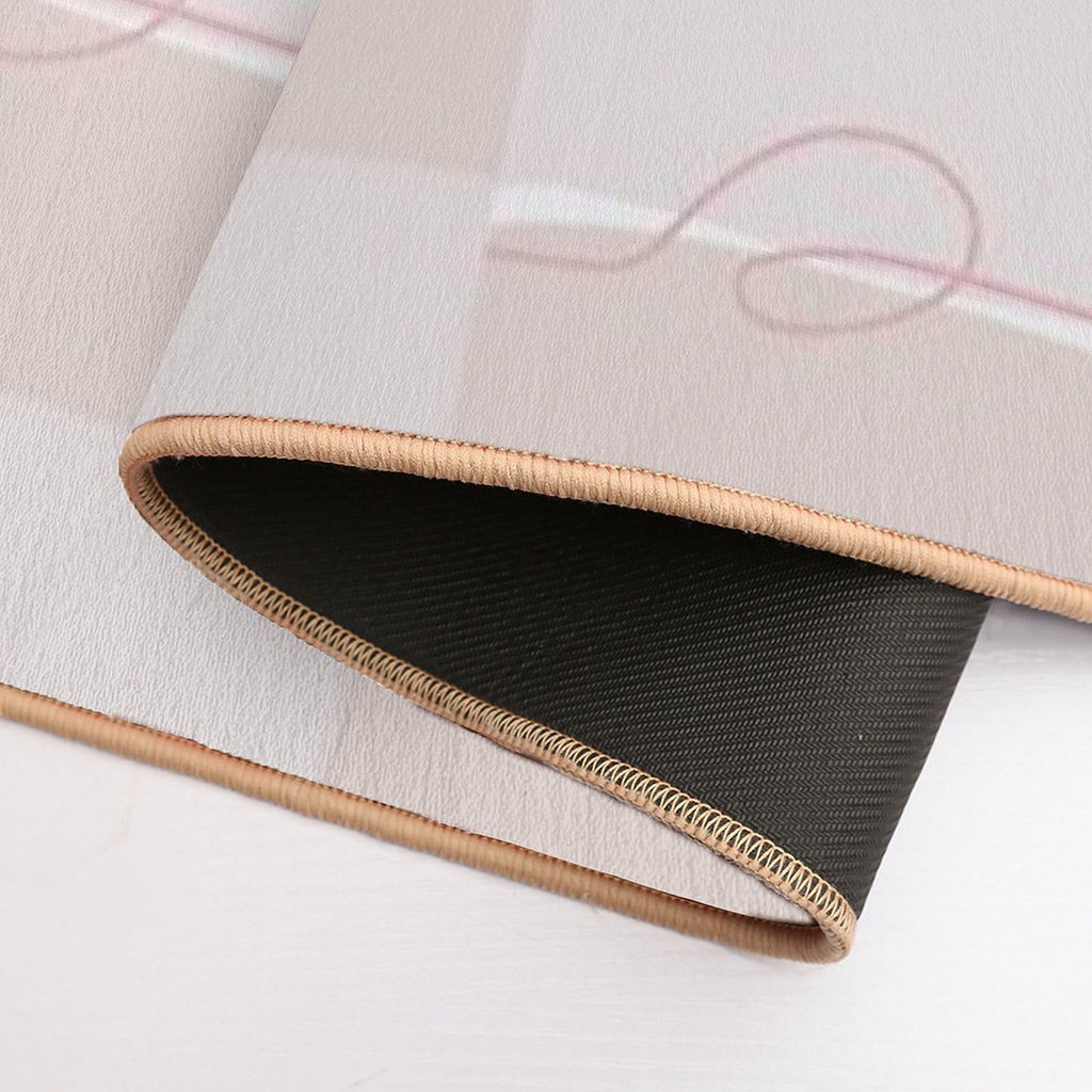 Minimalist Pink  Non-Slip Bath Mat