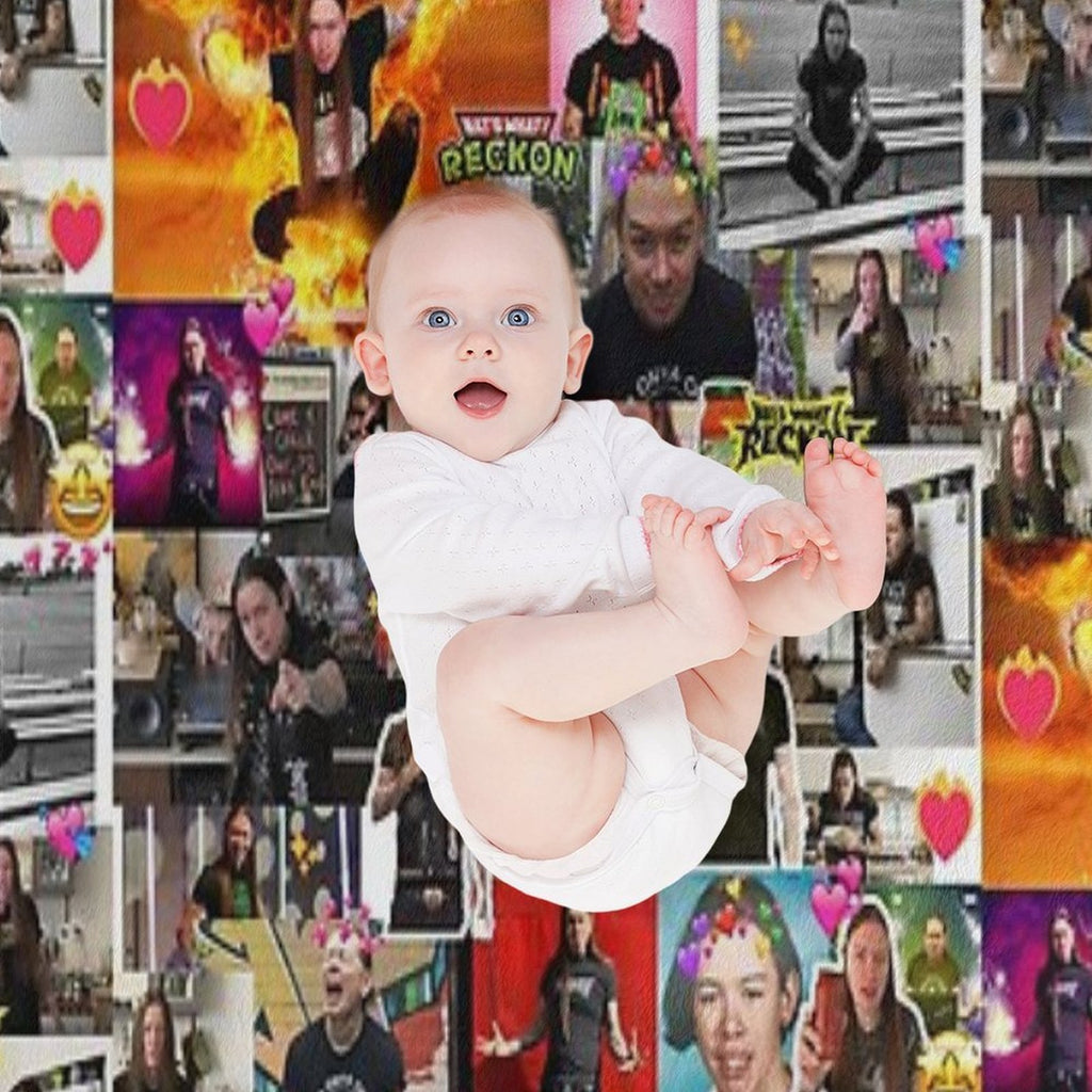 Nat Mega Collage! Easy Care Throw Blanket