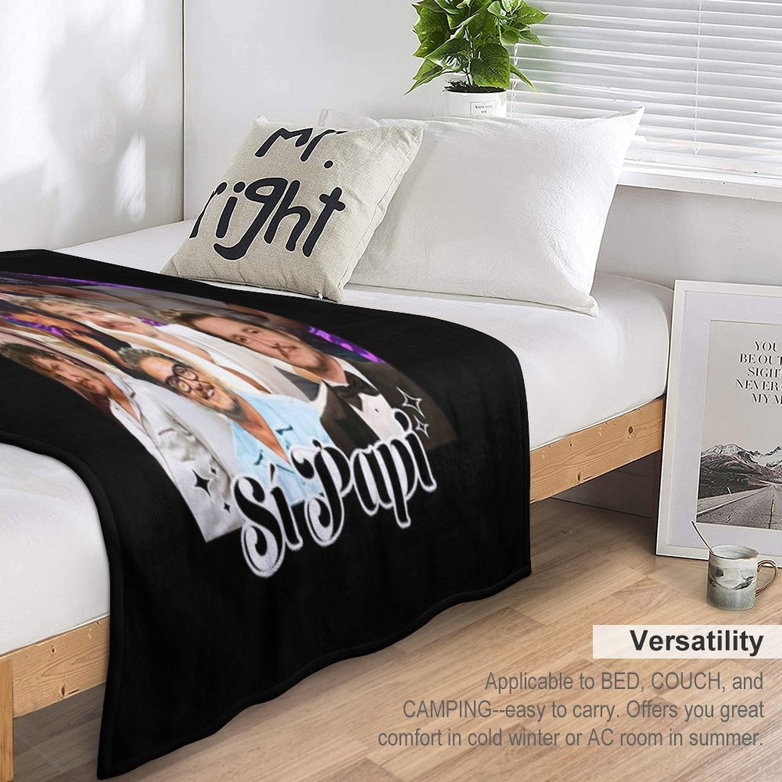 Pedro Pascal Velvety-soft Throw Blanket