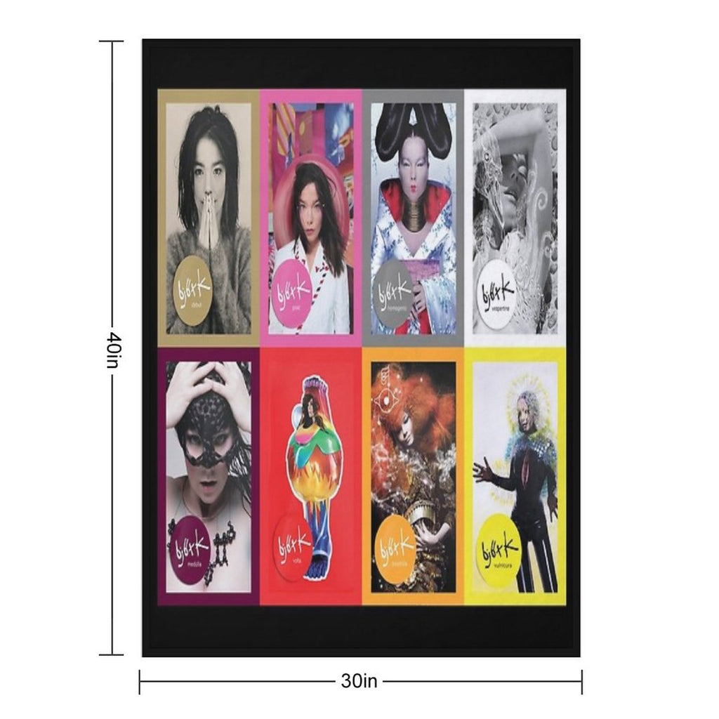 Bjork Studio Albums Anti-pilling Throw Blanket