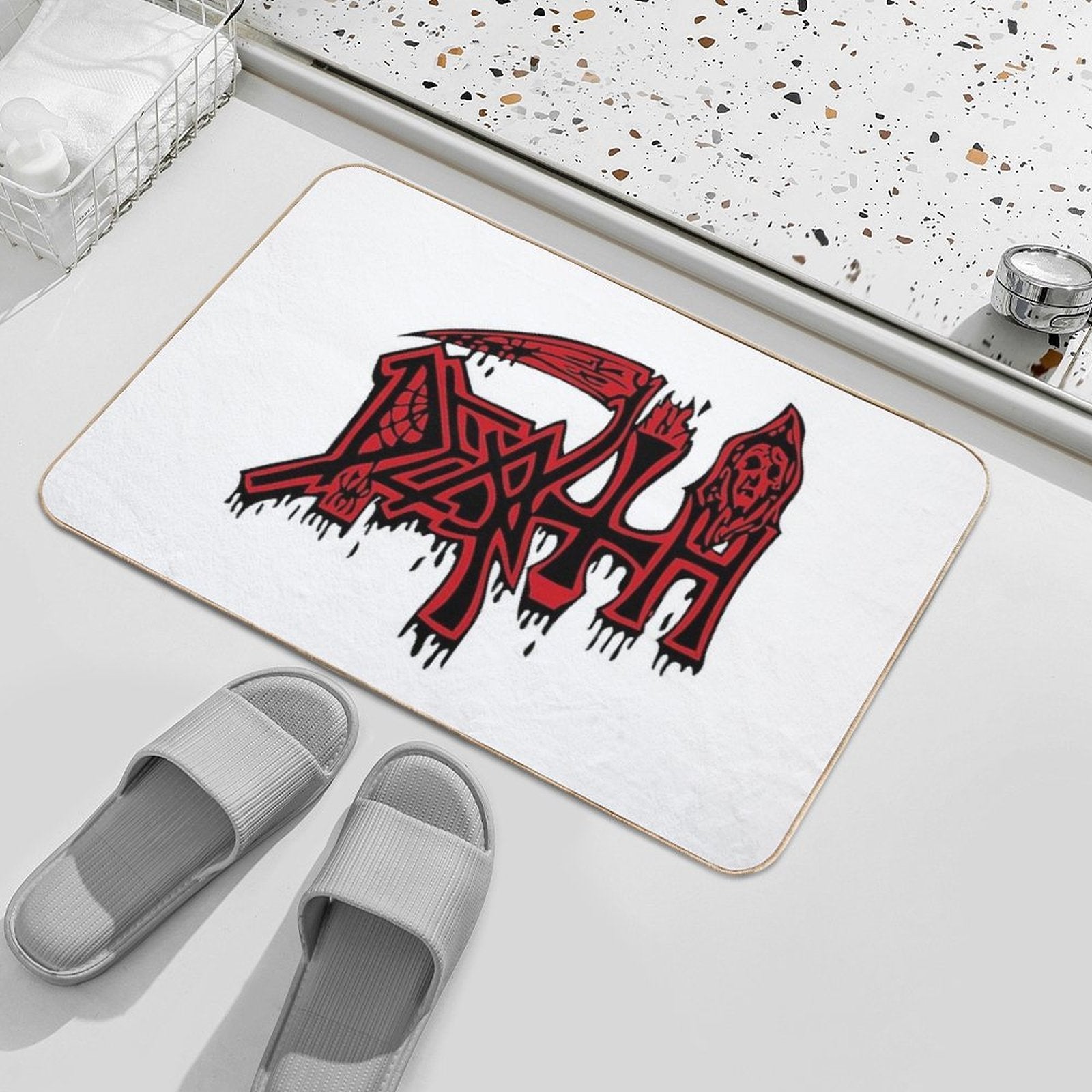 Death - Logo  Long-Lasting Bath Mat