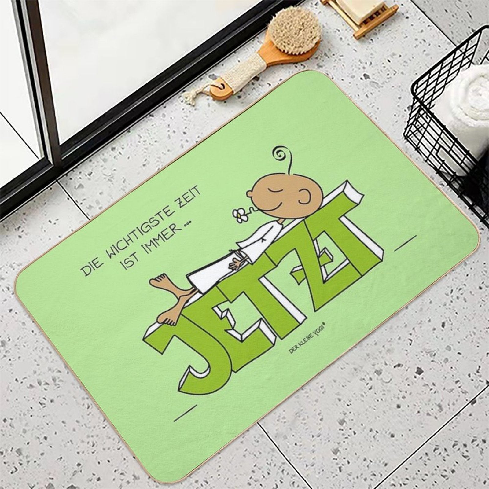 Now  Stain-Proof Bath Mat