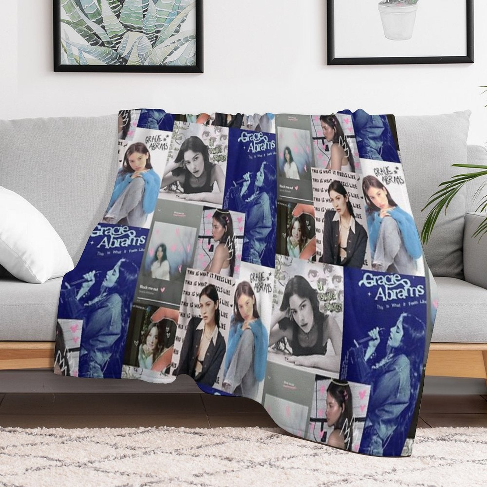 Gracie Abrams Travel-friendly Throw Blanket