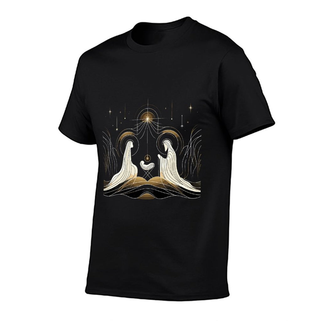 Minimalist Nativity Scene - Christmas Art  Durable T-Shirt