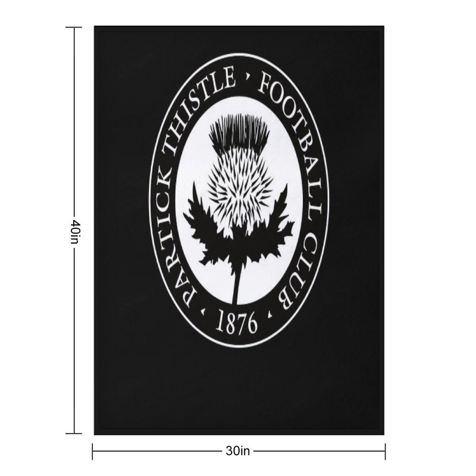 Partick Thistle Scottish Football Sports Fans Classic Shrink-resistant Throw Blanket