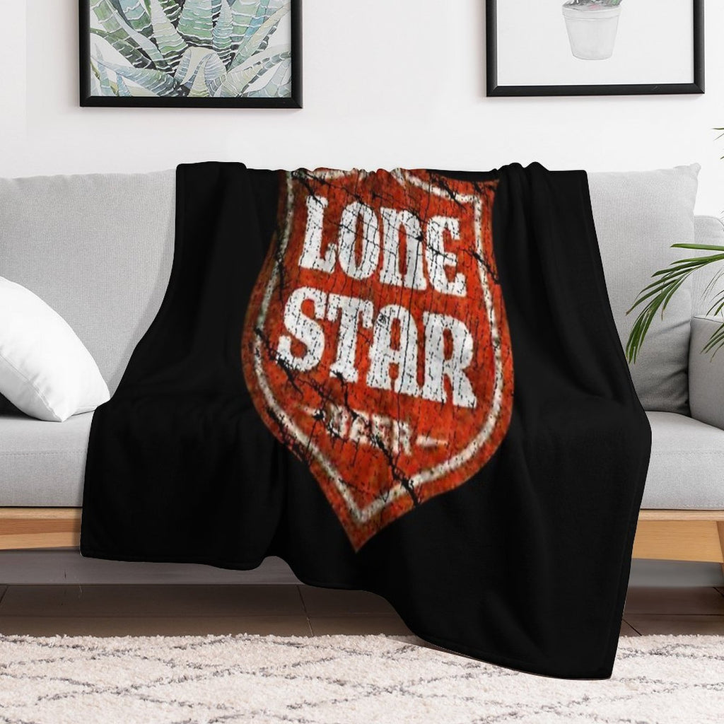 Vintage 1884 Beers Star Anti-pilling Throw Blanket