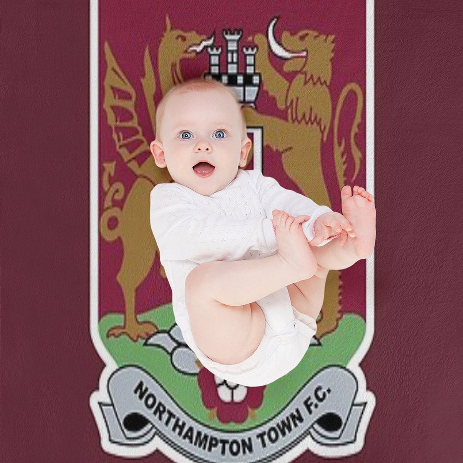 Northampton Town FC Comfort Throw Blanket