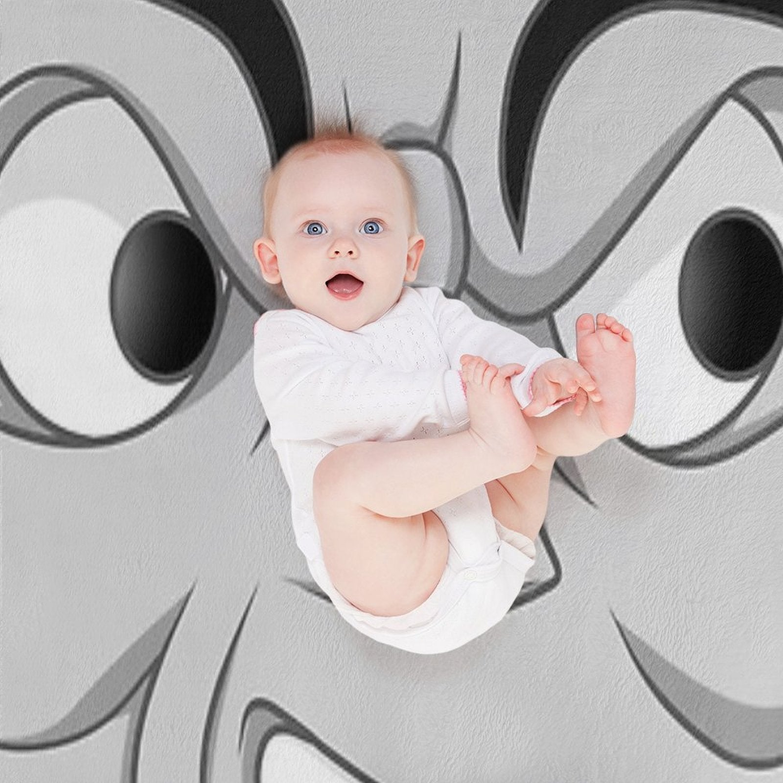 Diesel 10 (angry Face) Travel-friendly Throw Blanket