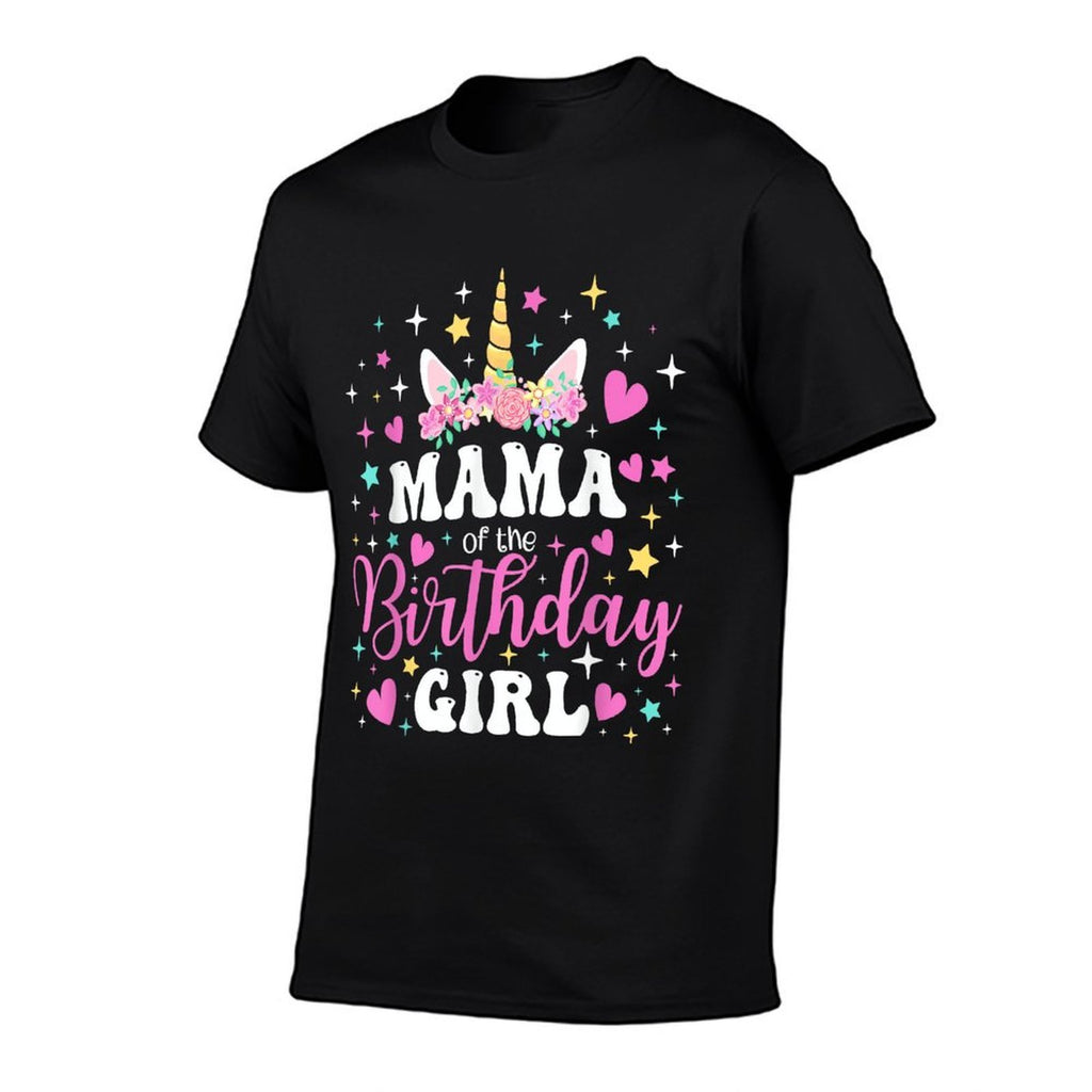 Unicorn Mama of The Birthday Girl Family Matching Party  Affordable Price T-Shirt