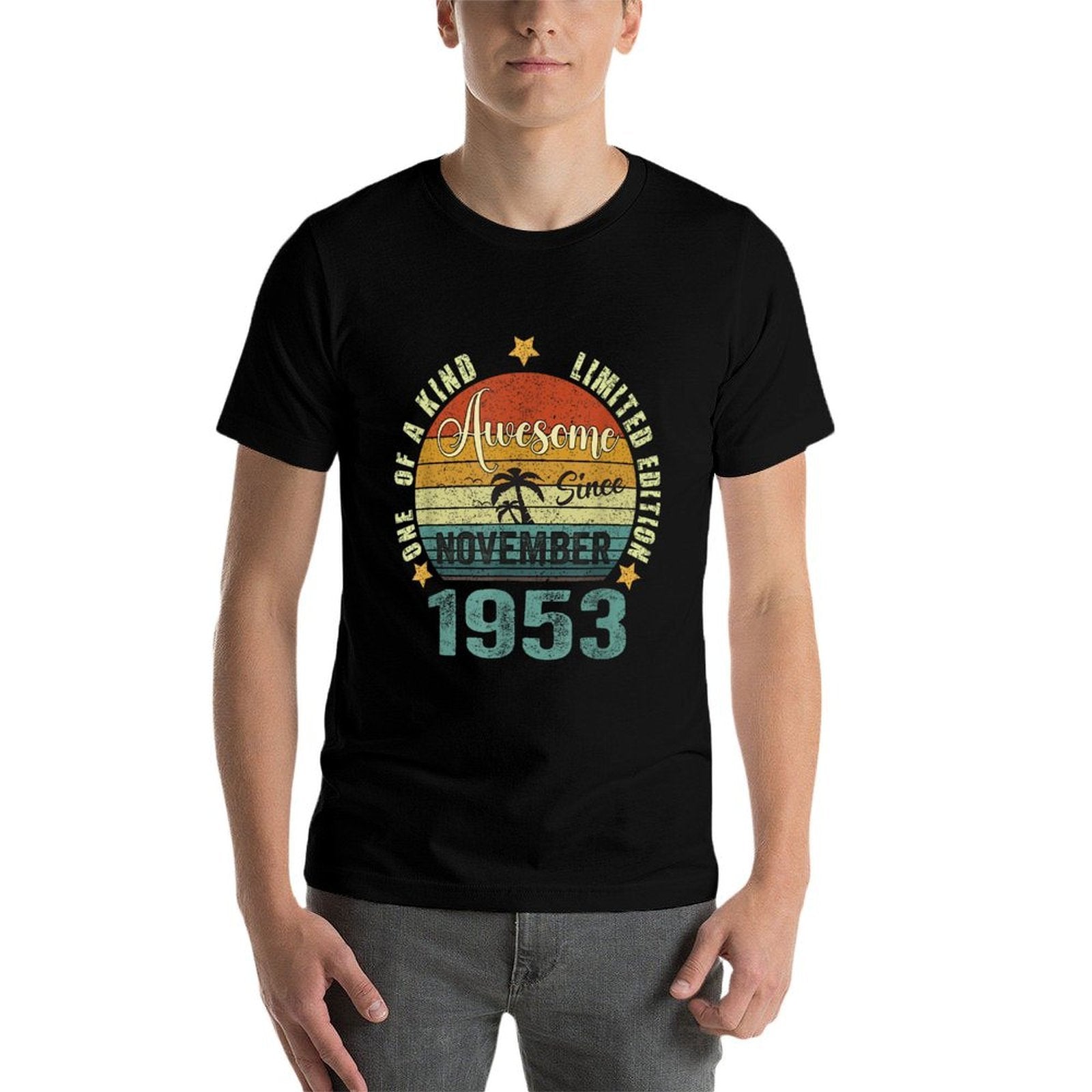 70 Year Old Retro Awesome Since November 1953 70th Birthday  Affordable Price T-Shirt