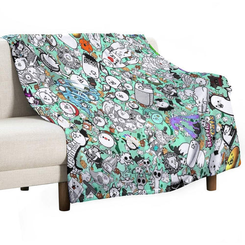Battle Cats Comfort Throw Blanket