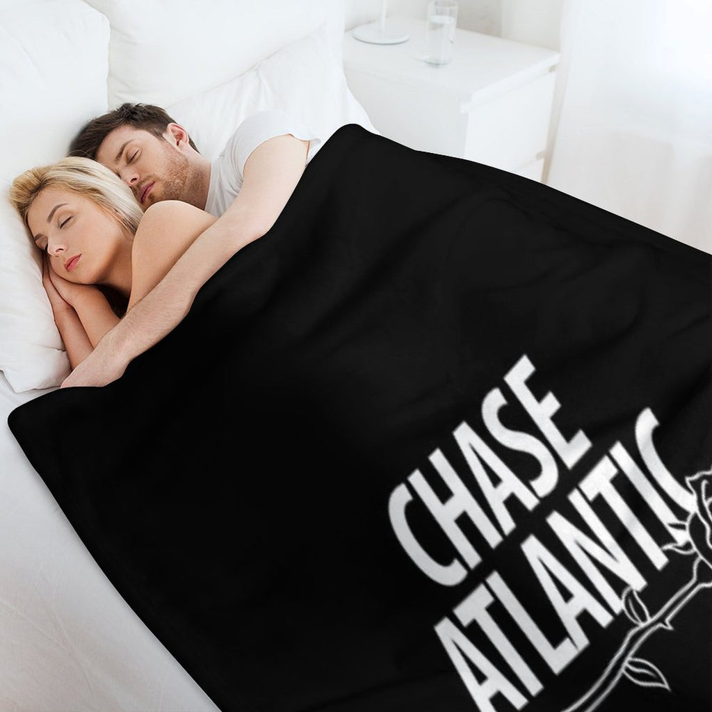 CHASE ATLANTIC ROSE LOGO Velvety-soft Throw Blanket