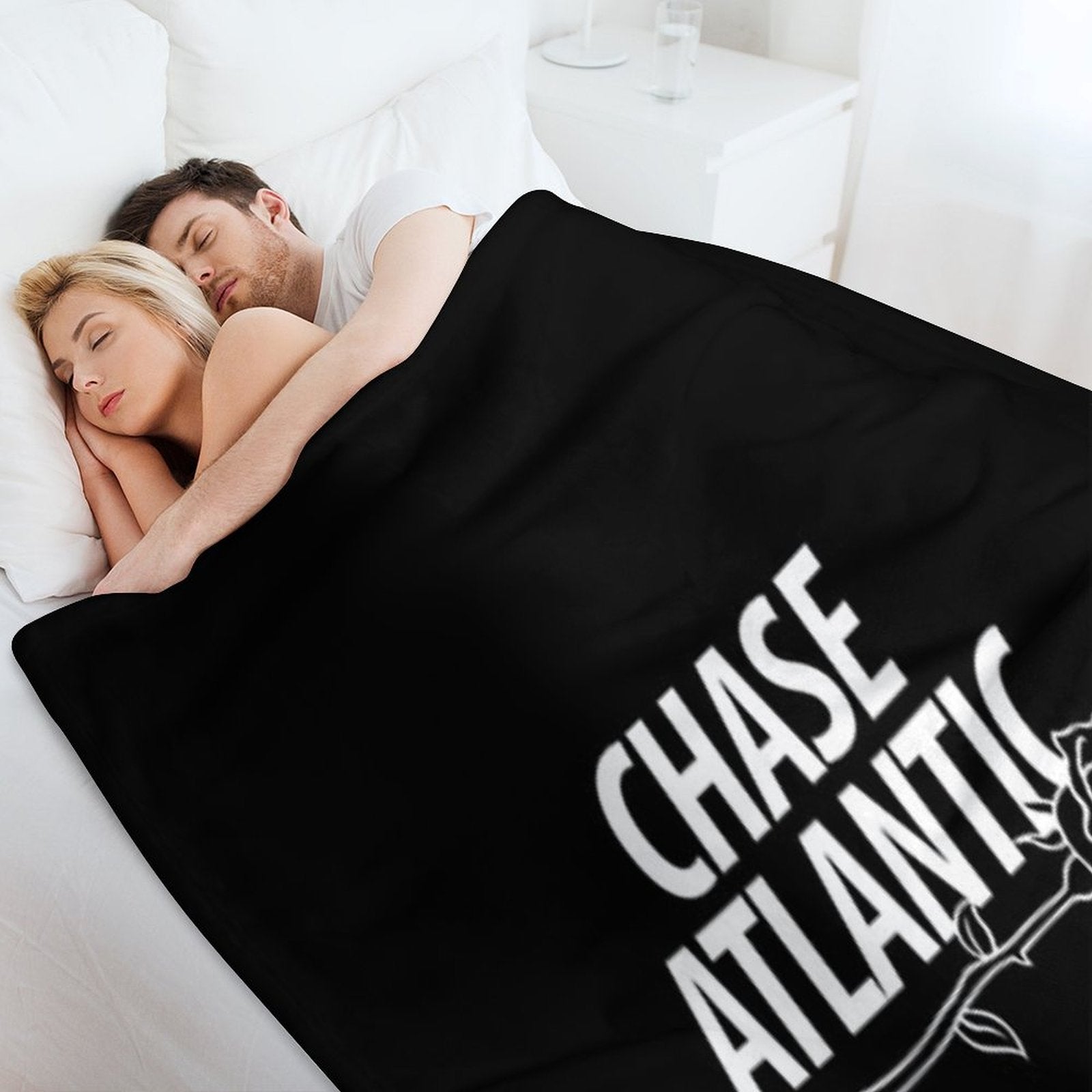CHASE ATLANTIC ROSE LOGO Velvety-soft Throw Blanket