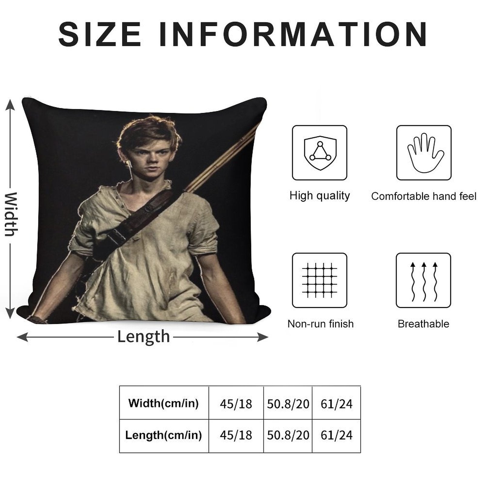 The Maze Runner - Newt 2 Soft Home Decor Throw Pillow