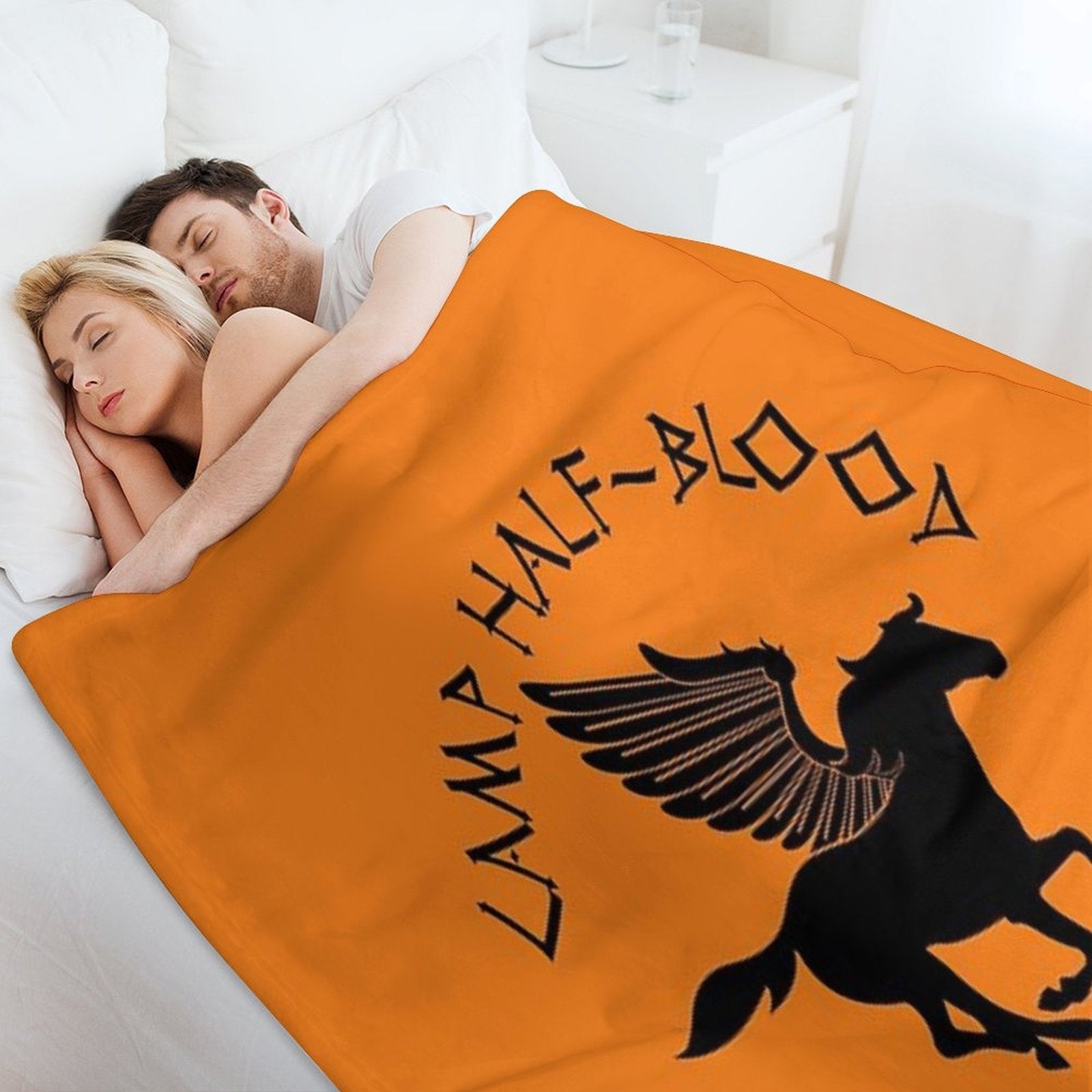 Camp Half-Blood Plush Throw Blanket