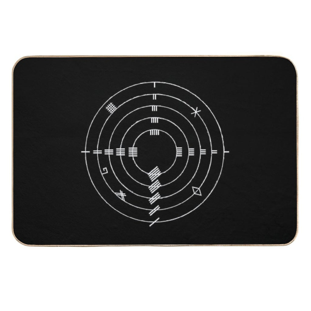 Ogham Wheel  Eco-Friendly Bath Mat