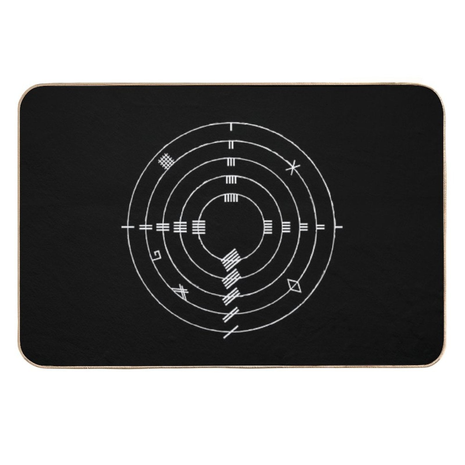 Ogham Wheel  Eco-Friendly Bath Mat