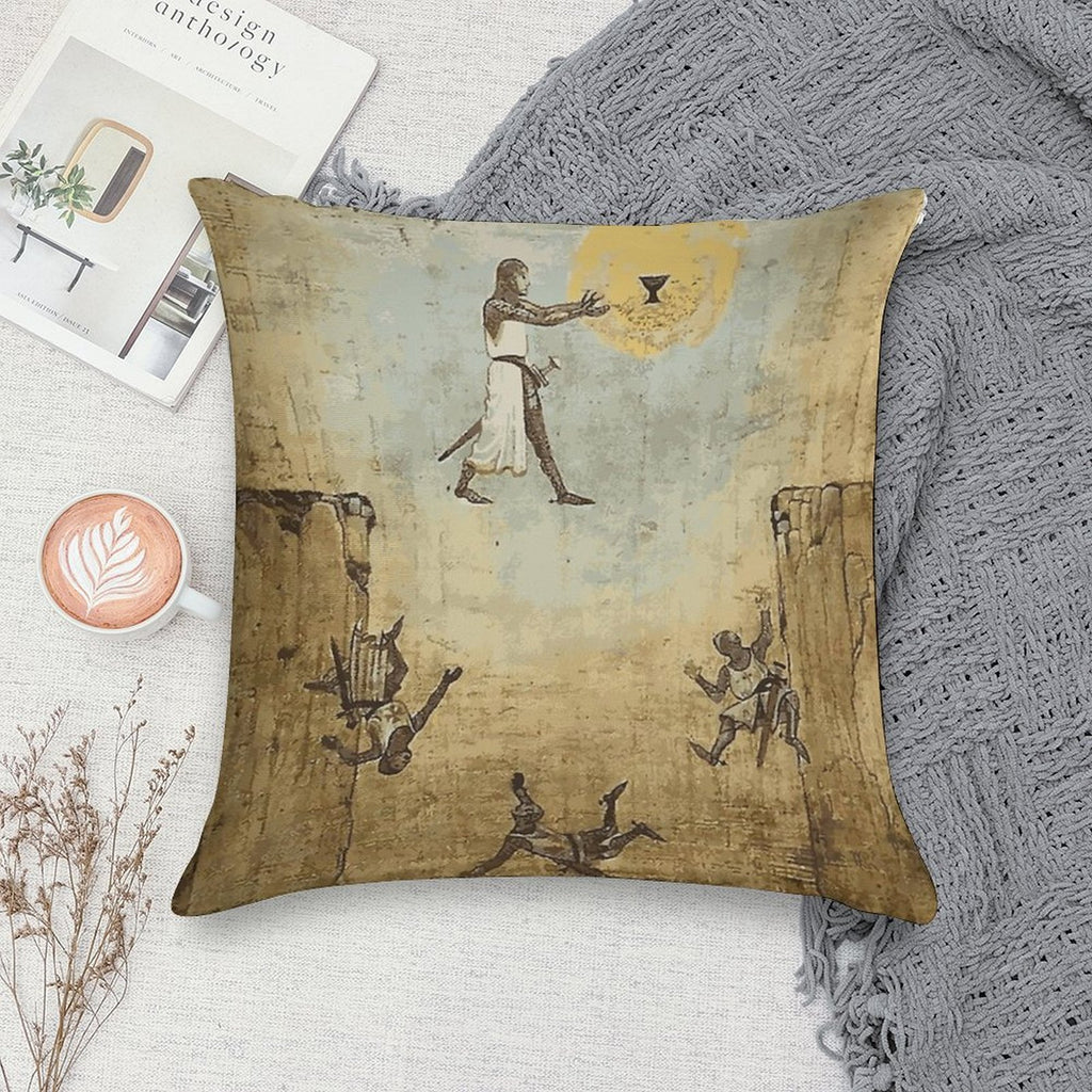 Jump of Faith Soft Skin-Friendly Throw Pillow