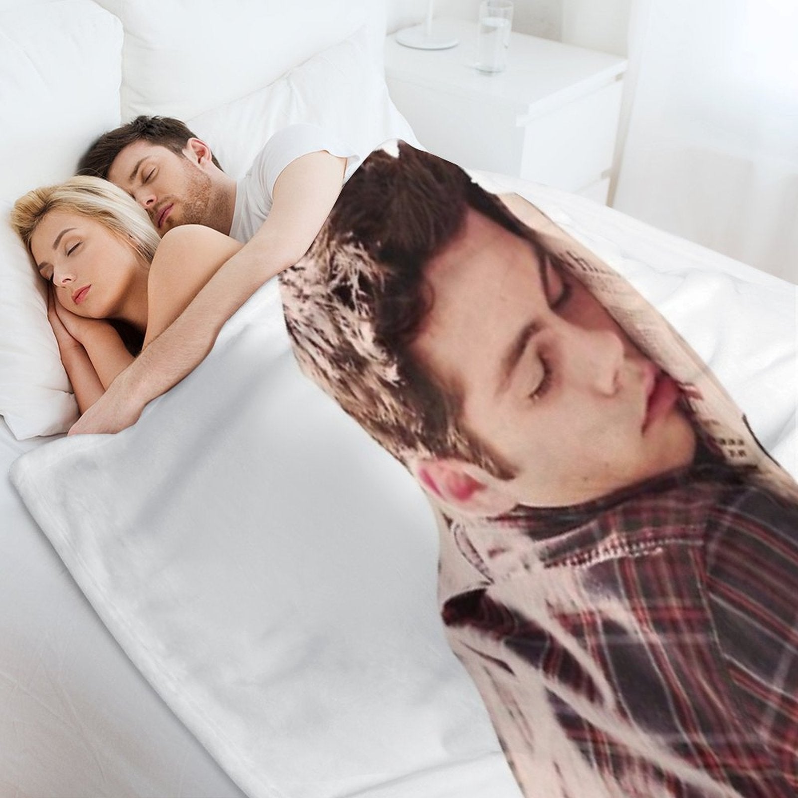 Cute Dylan O’Brien Napping Shrink-resistant Throw Blanket