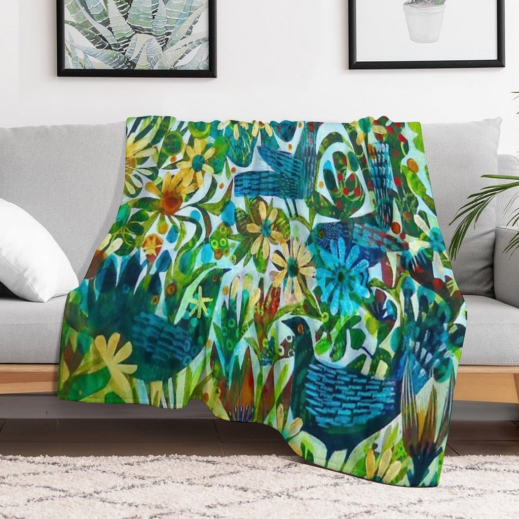 Summer Light, An Este MacLeod Design Eco-conscious Throw Blanket