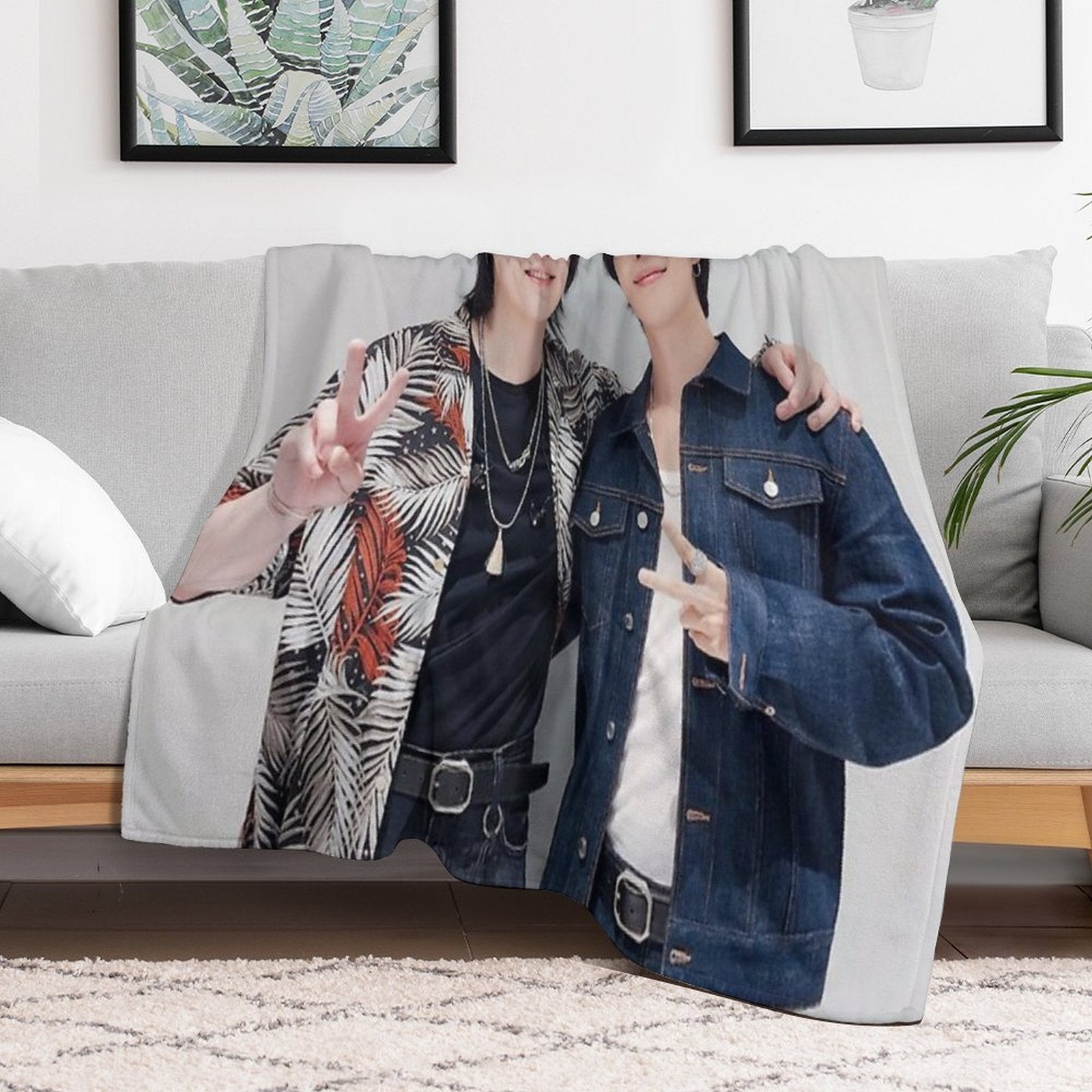 Yoonmin Park Jimin Min Yoongi BTS Quick-dry Throw Blanket