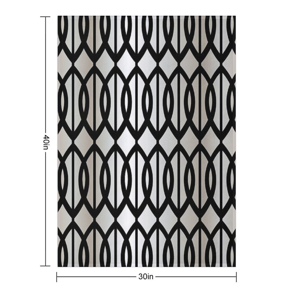Geometric Decorative Pattern  11 Premium Throw Blanket
