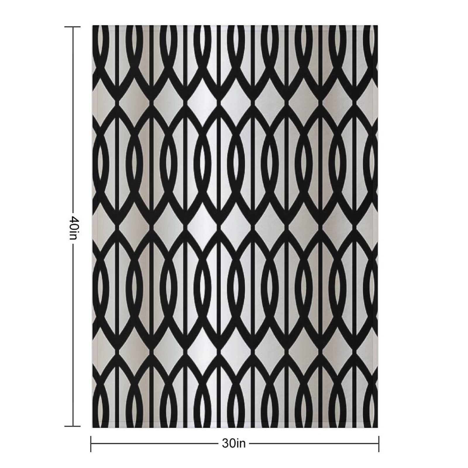 Geometric Decorative Pattern  11 Premium Throw Blanket