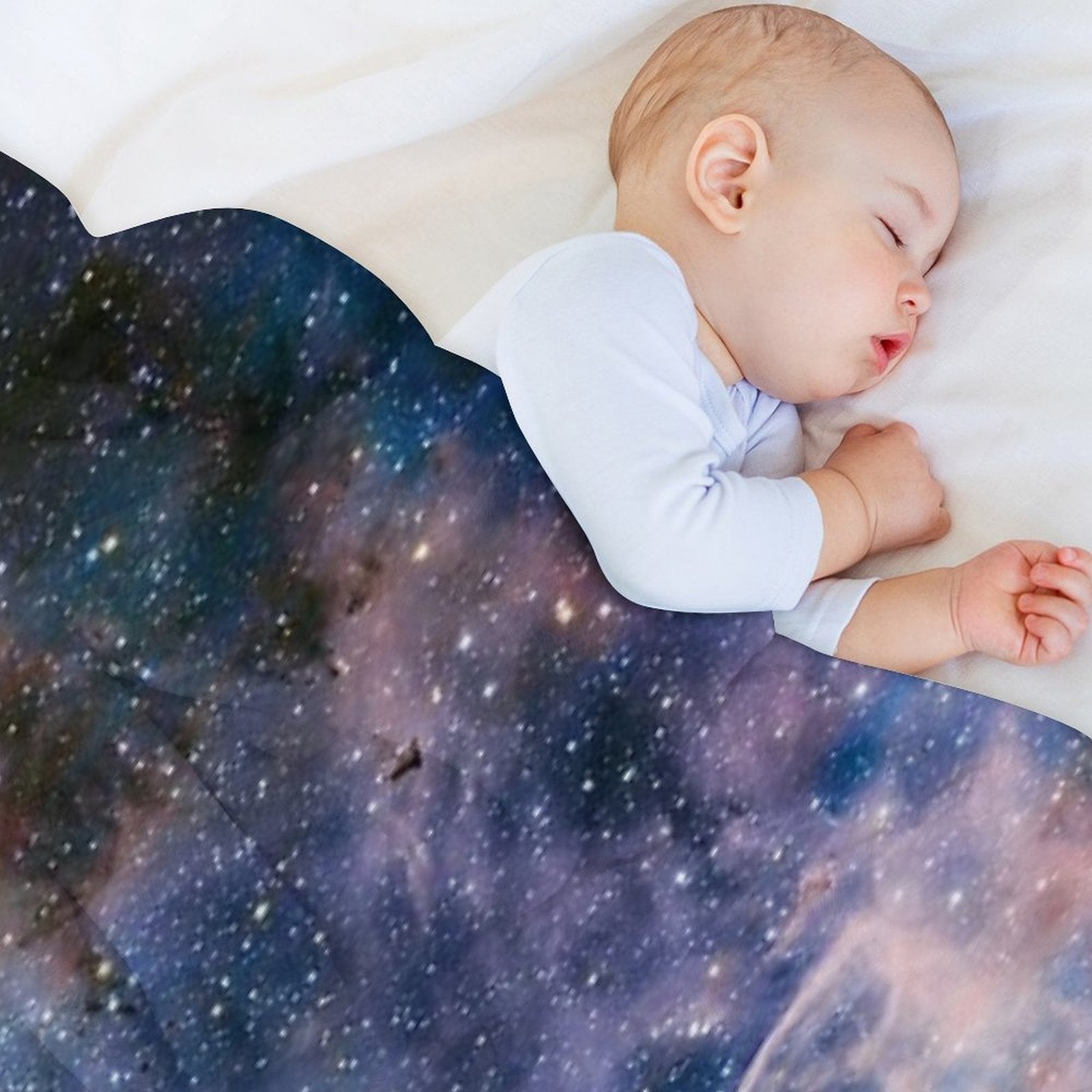 Galaxy - Nebula 01 Compact Throw Blanket