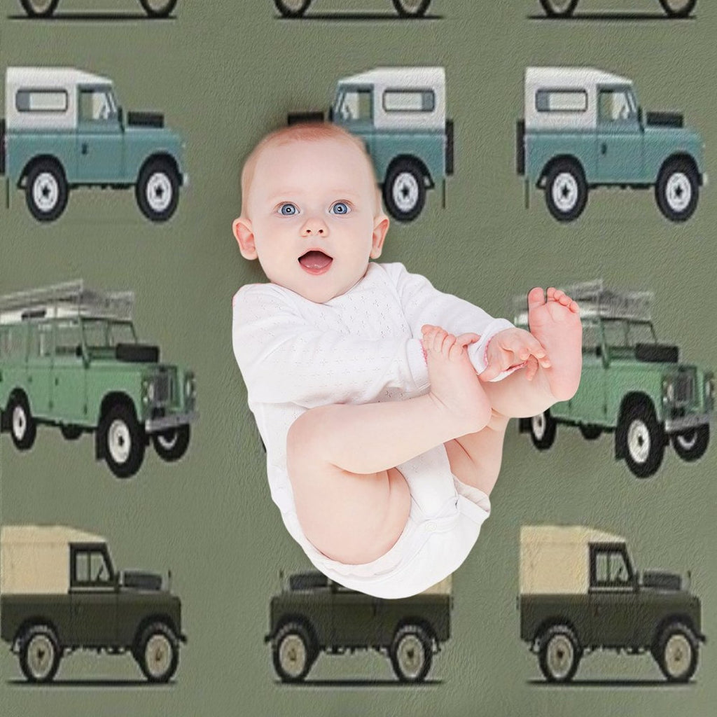 British Off Road 4x4 Vehicles Lightweight Throw Blanket