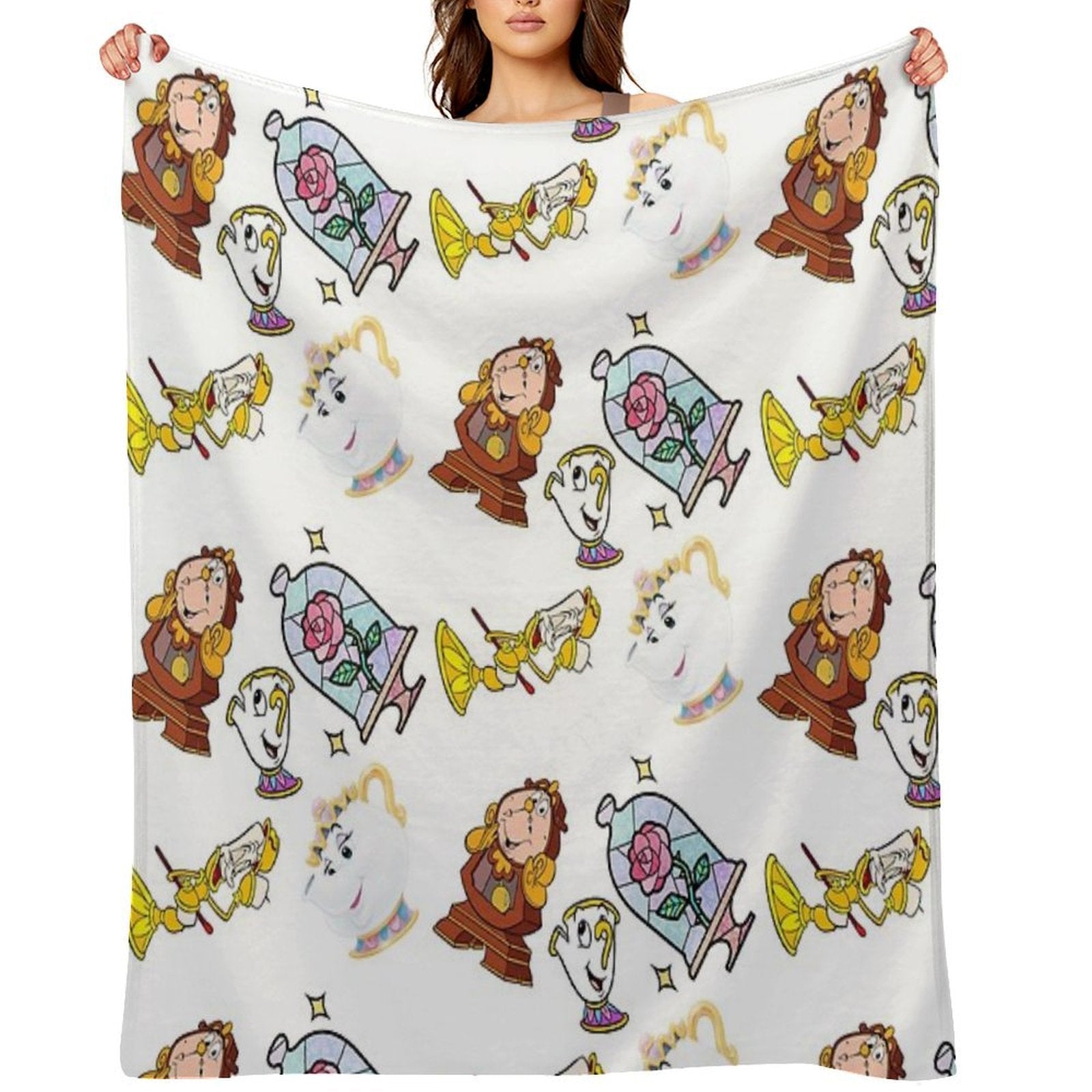 Beauty Plush Throw Blanket