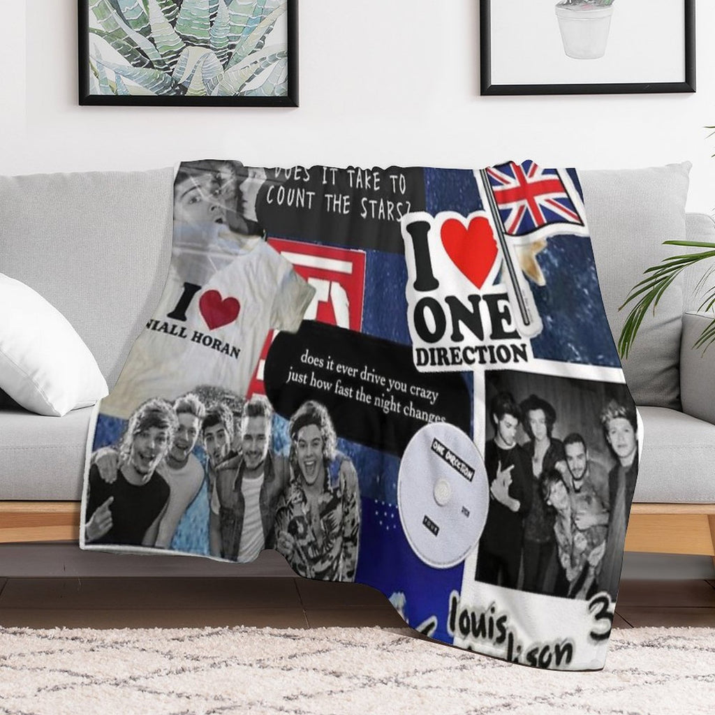 One Direction Easy Care Throw Blanket