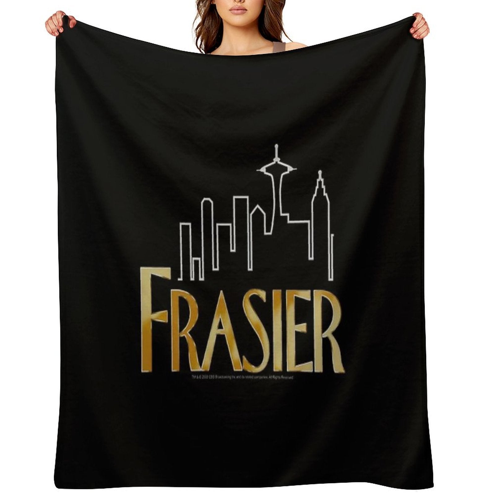 Fraiser Skyline Machine-washable Throw Blanket