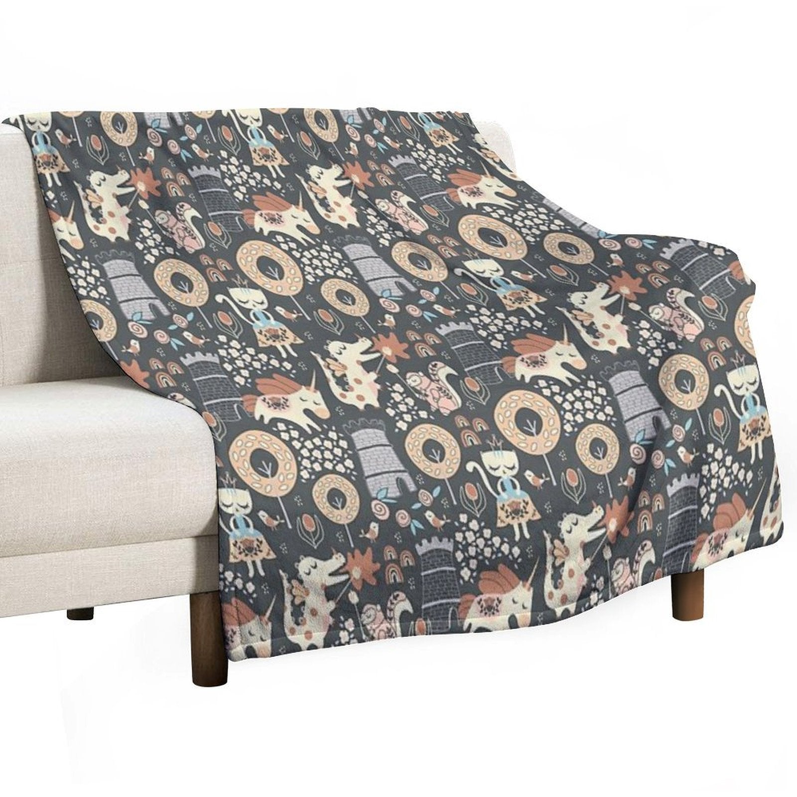 Animal Kingdom Lightweight Throw Blanket