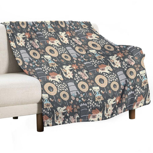 Animal Kingdom Lightweight Throw Blanket
