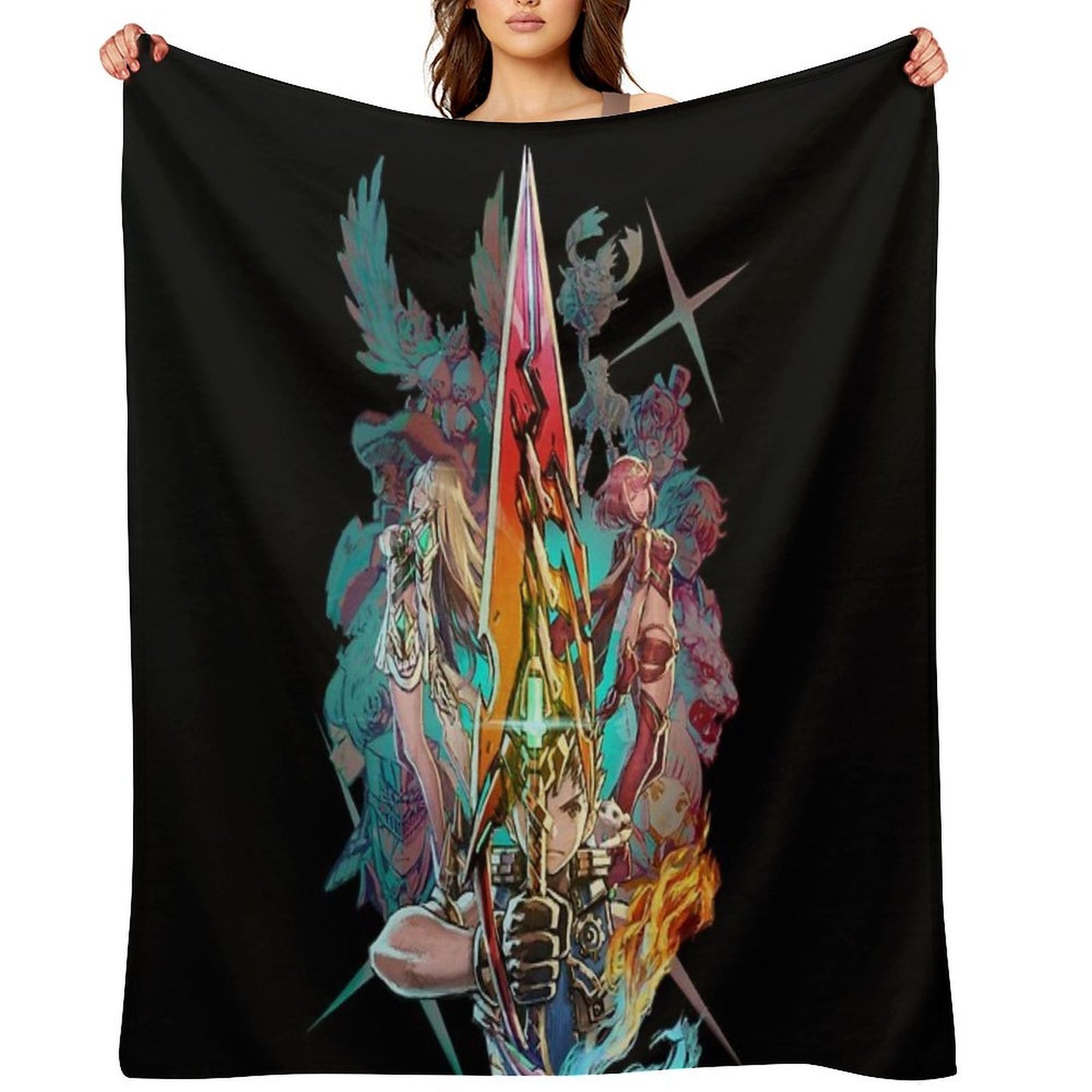 Xenoblade Chronicles™ 2 - Team Travel-friendly Throw Blanket