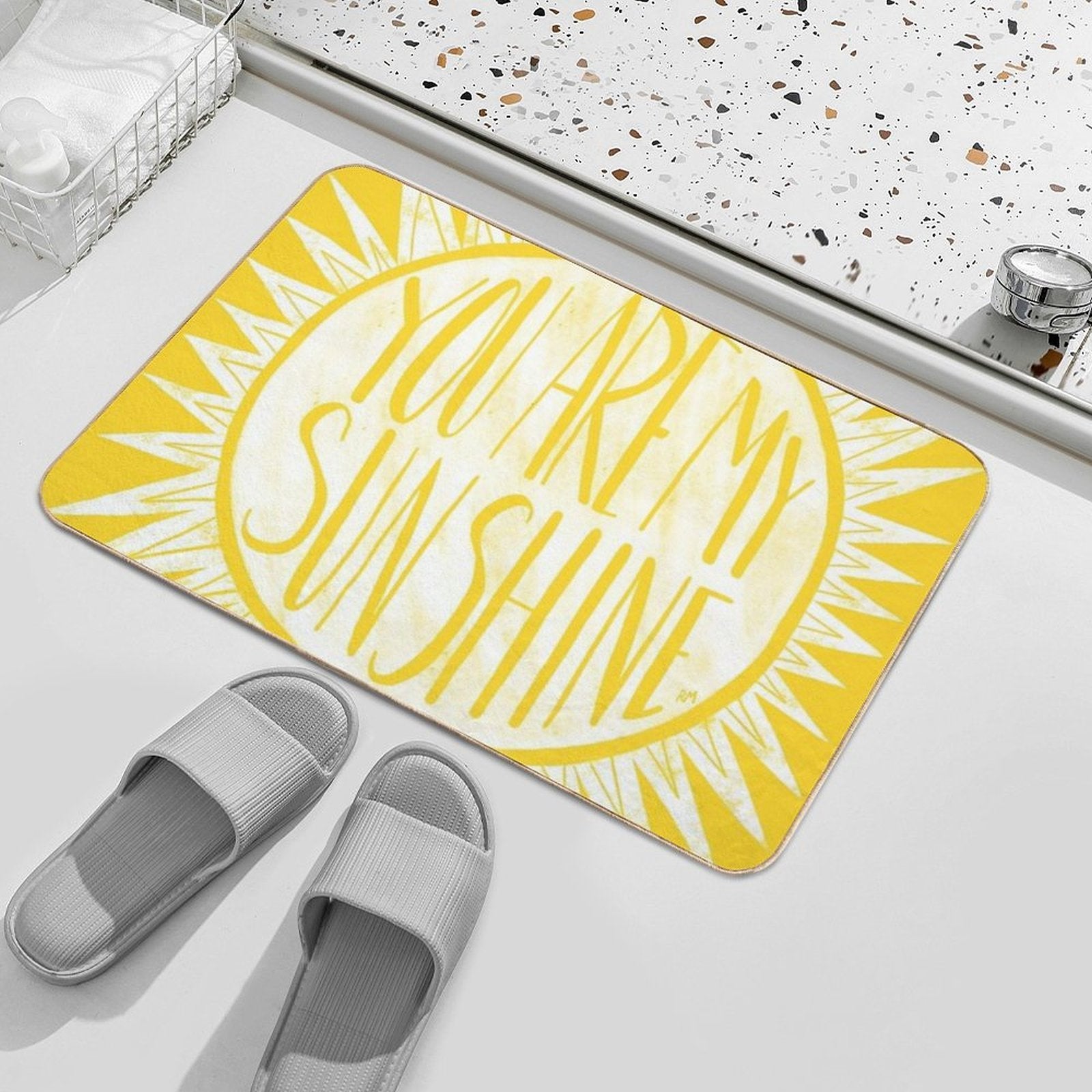 You Are My Sunshine  Long-Lasting Bath Mat