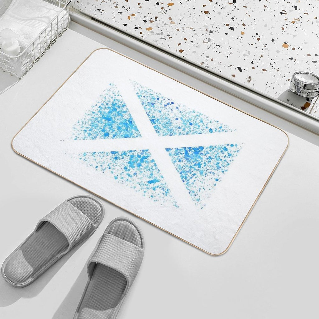 Scottish Saltire Flag - The Cross of St Andrew, Patron Saint of Scotland  Easy To Clean Bath Mat