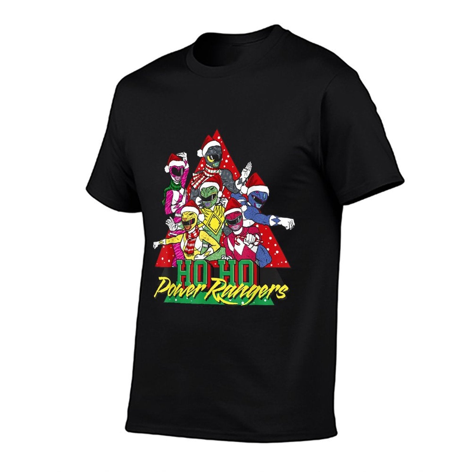Power Rangers Power Rangers Christmas Ho Ho  Fade-proof Color T-Shirt