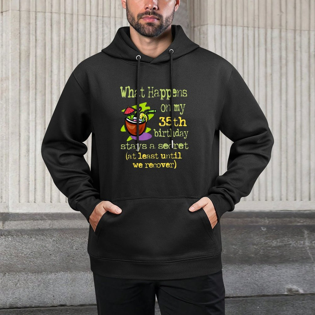 Funny 35th Birthday Party - Fabulous Happy 35th Birthday Shape Retention Hoodie