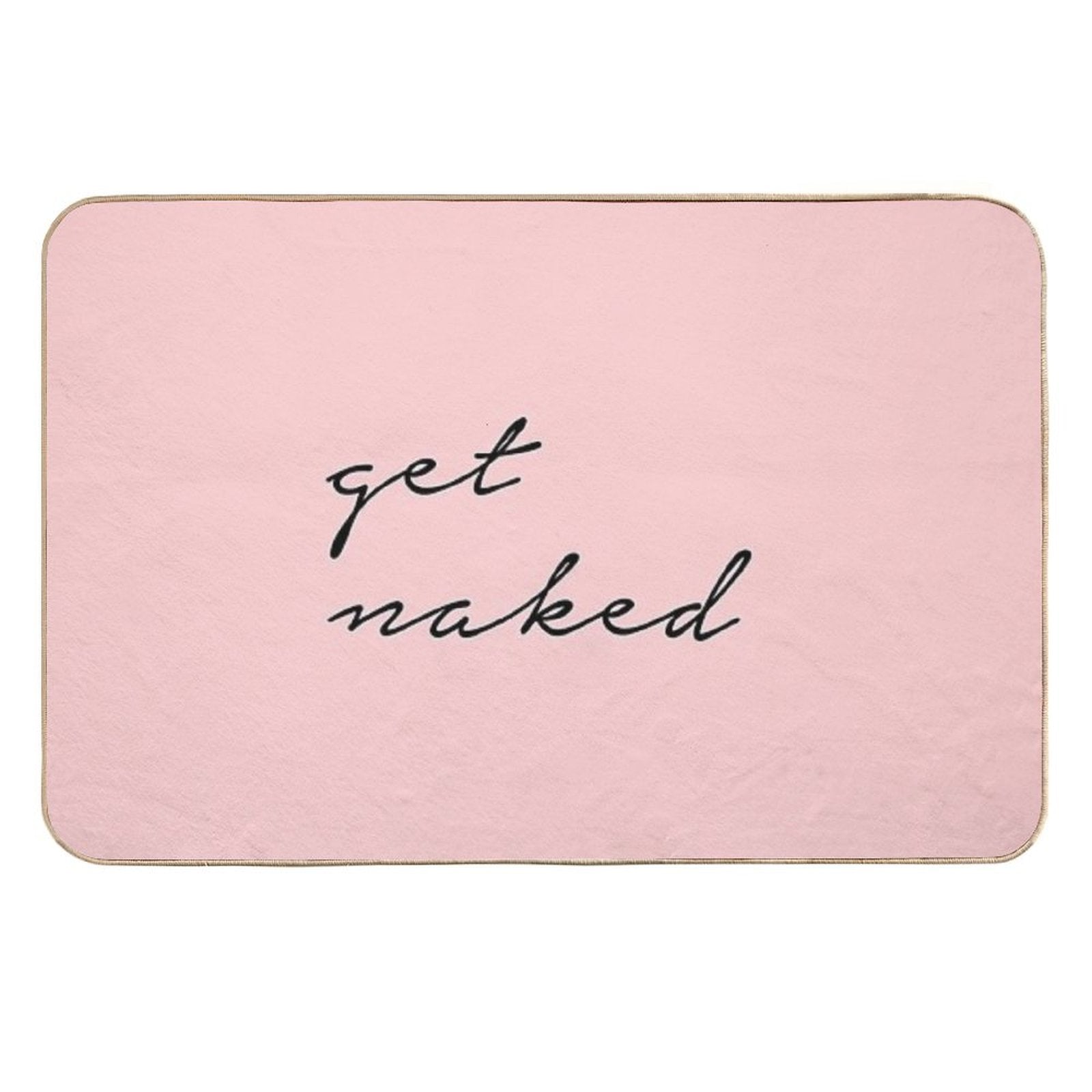 Get Naked  Easy To Clean Bath Mat