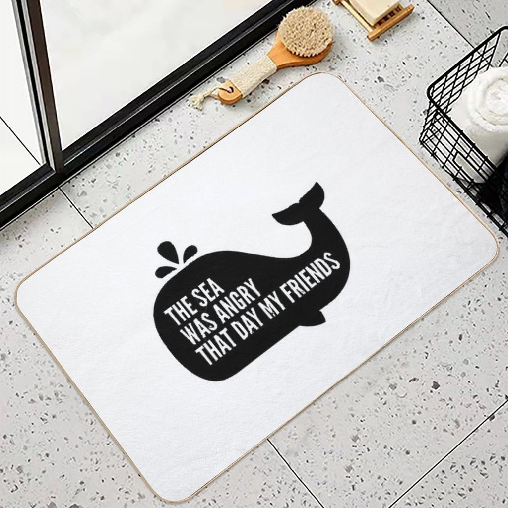 The Sea Was Angry That Day My Friends  Easy To Clean Bath Mat