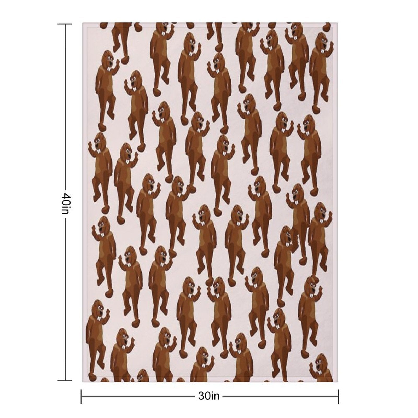Hundreds of Beavers! Lightweight Throw Blanket