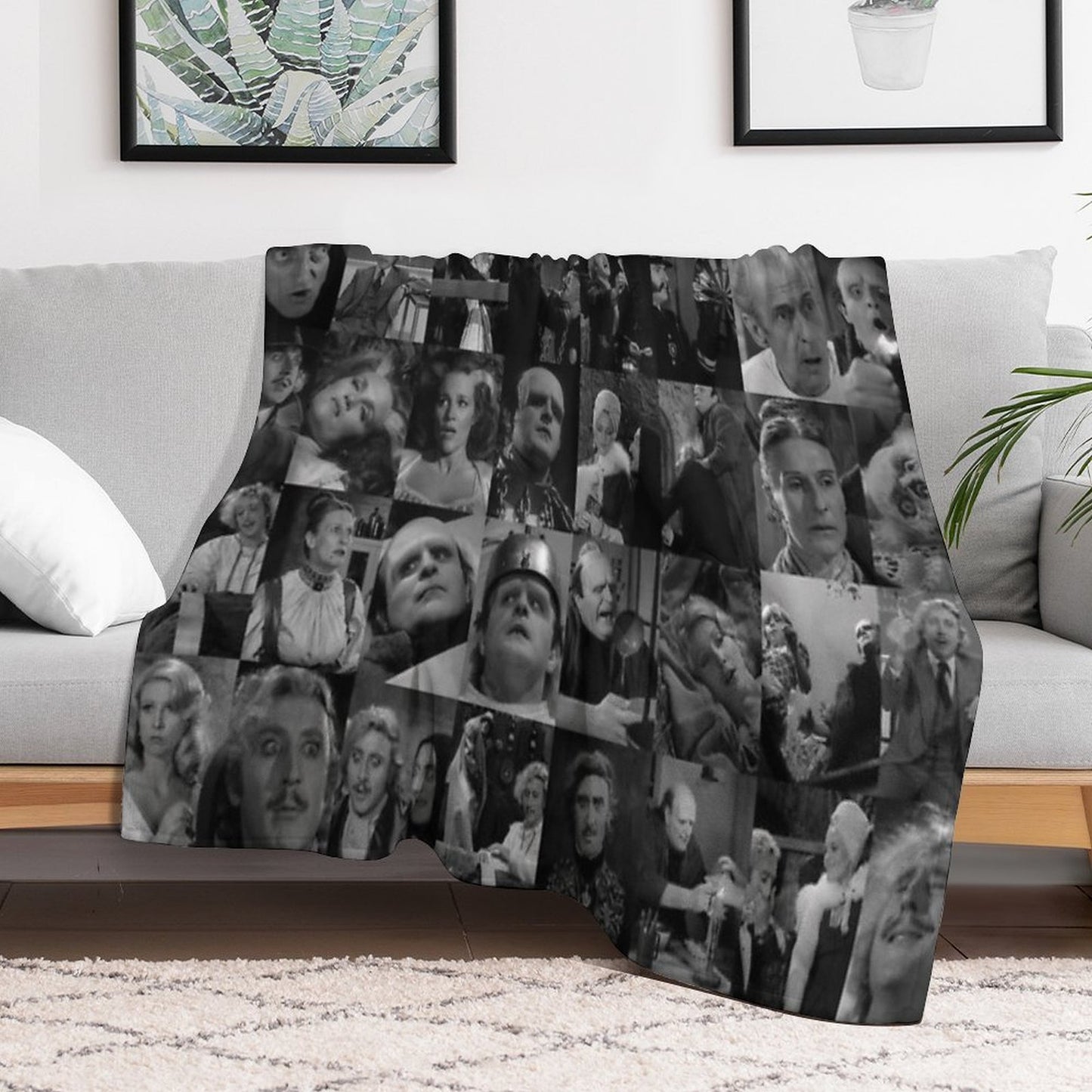 Young Frankenstein Plush Throw Blanket