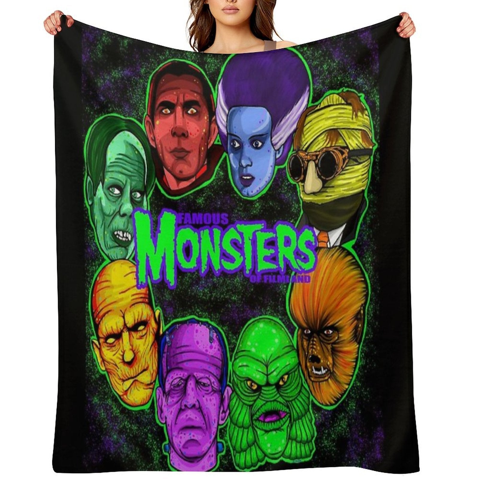 Famous Monsters of Filmland Comfort Throw Blanket