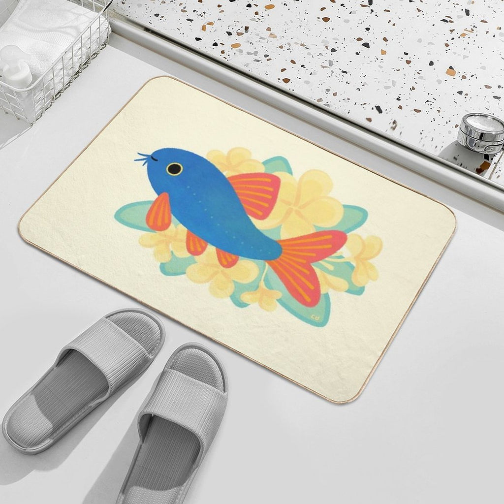 Blue Botia  High-Traffic Bath Mat