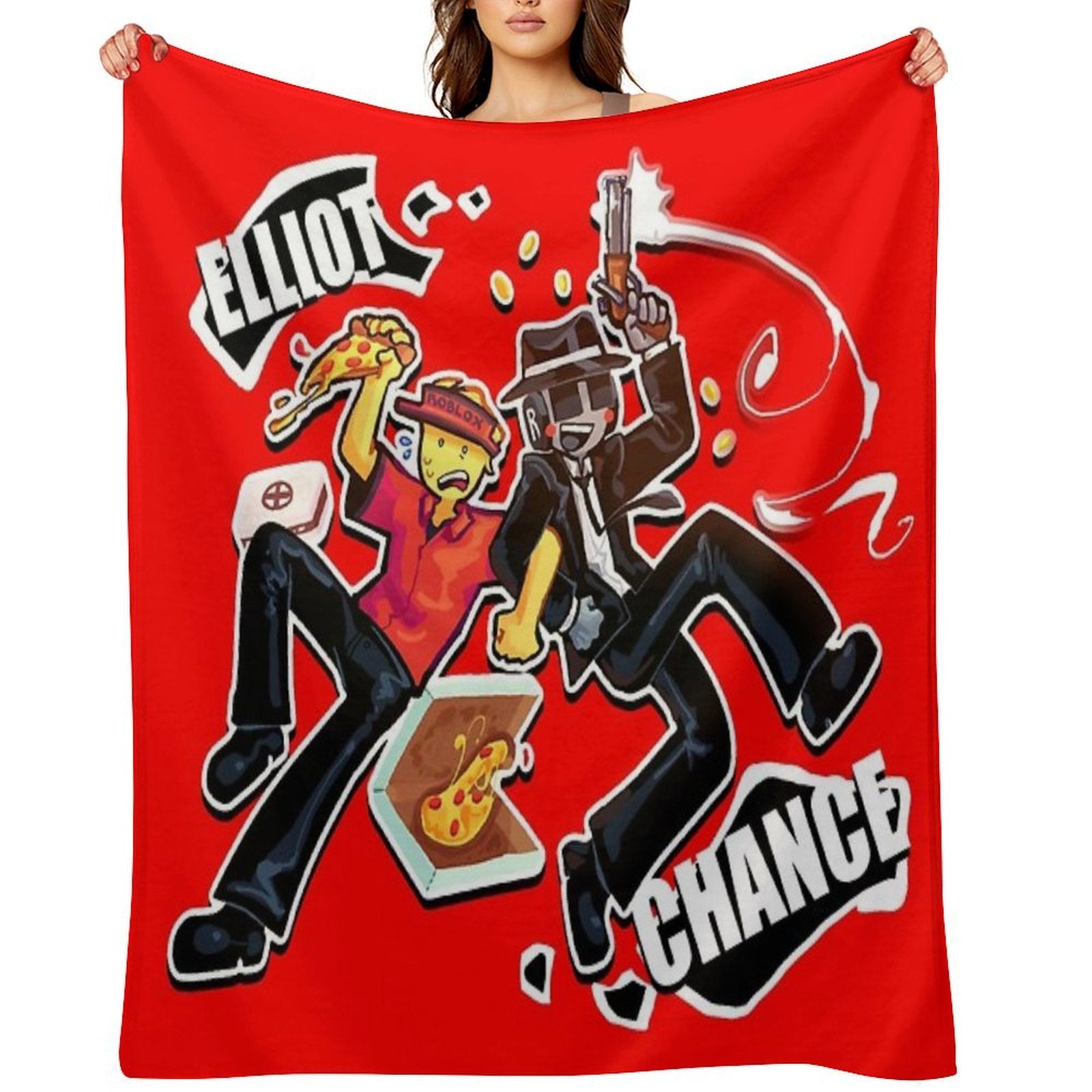Forsaken  PARTNERS IN CRIME Sustainable Throw Blanket