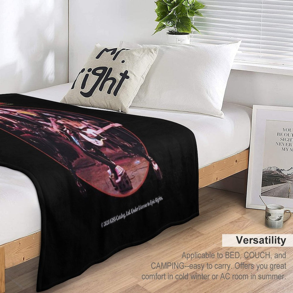 Kiss Band All-season Throw Blanket