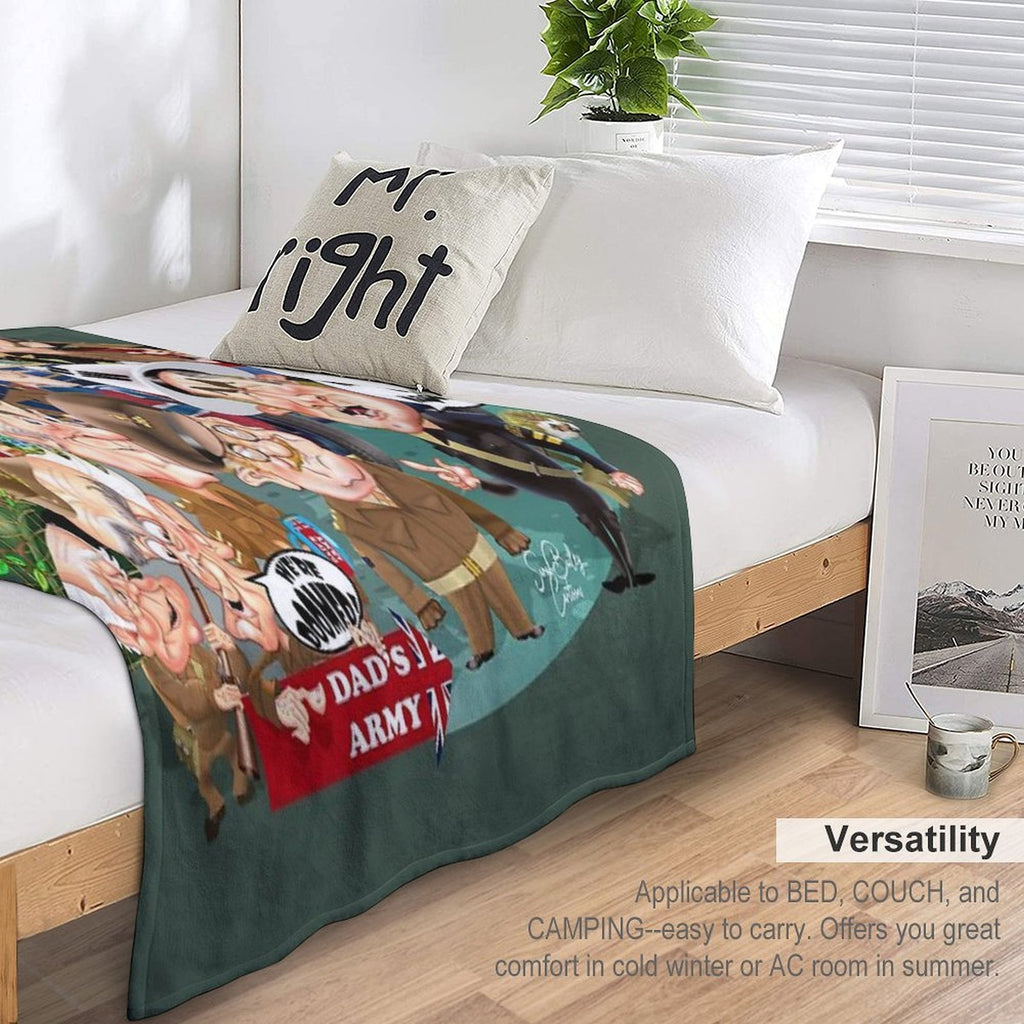Dads Army Collective Shrink-resistant Throw Blanket