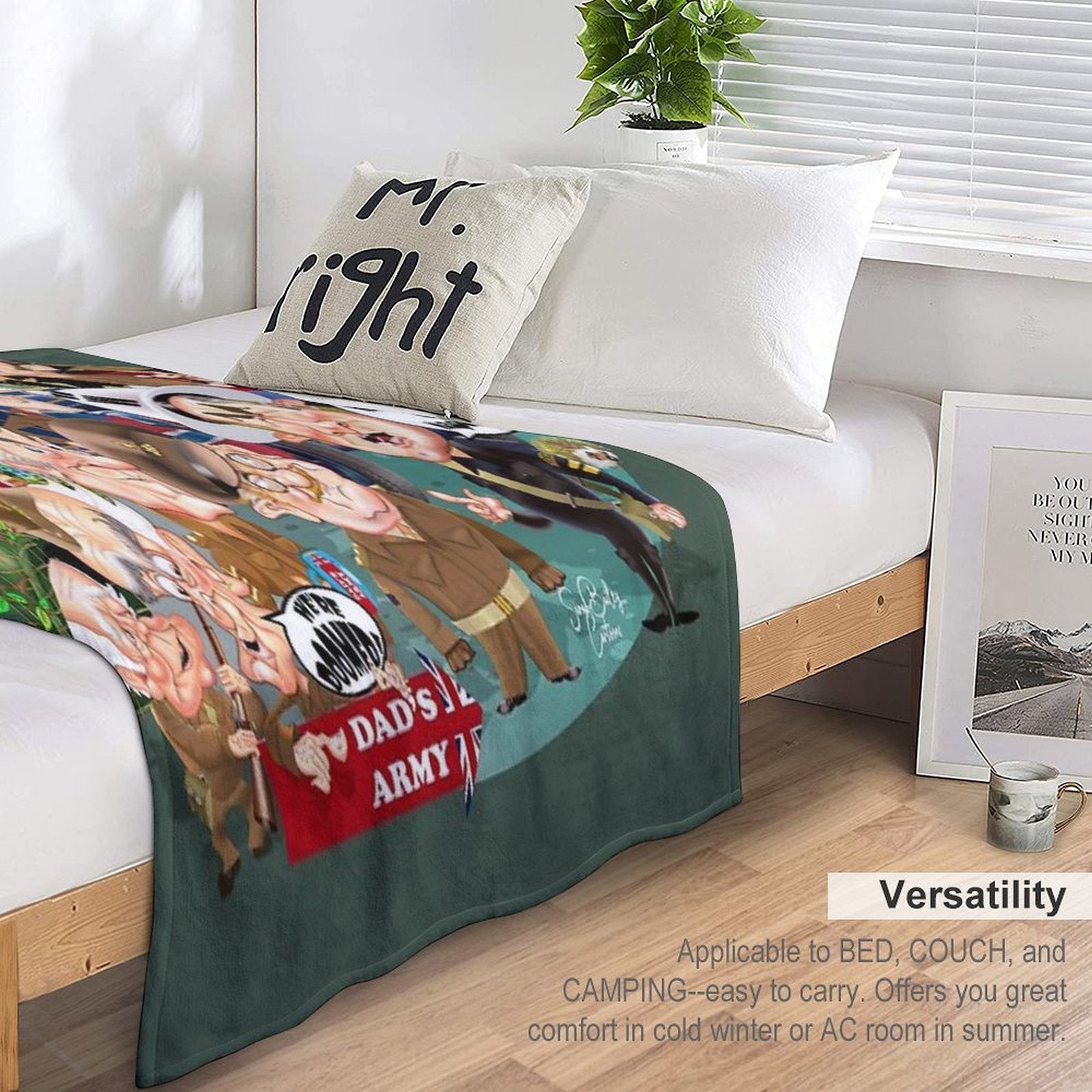 Dads Army Collective Shrink-resistant Throw Blanket